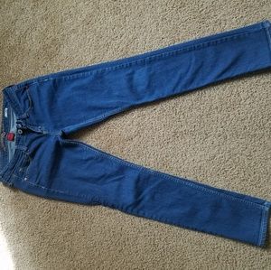 Blue denim jeans 3 short